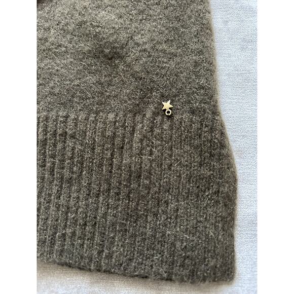 Des Petits Hauts Bastia Sweater Pullover Size 2, Olive Green Alpaca Wool New - Picture 2 of 16